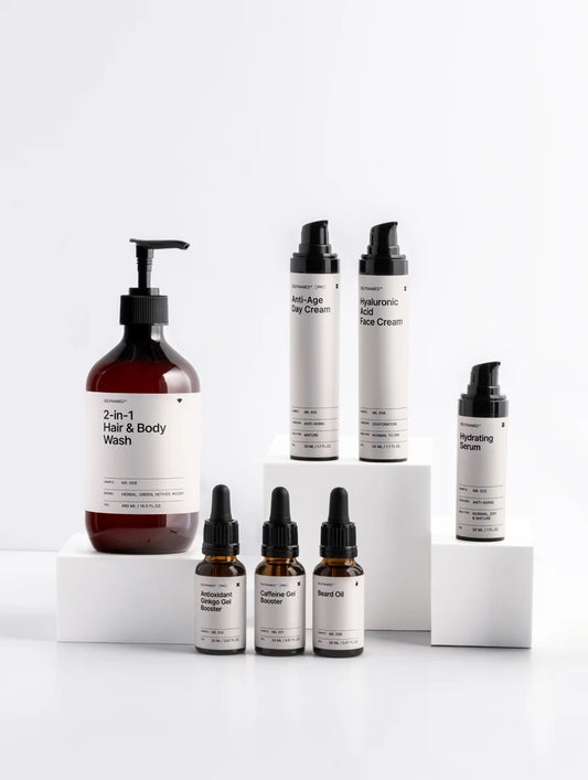 KITI Cosmetics Men´s Grooming Kit, 8 tuotetta